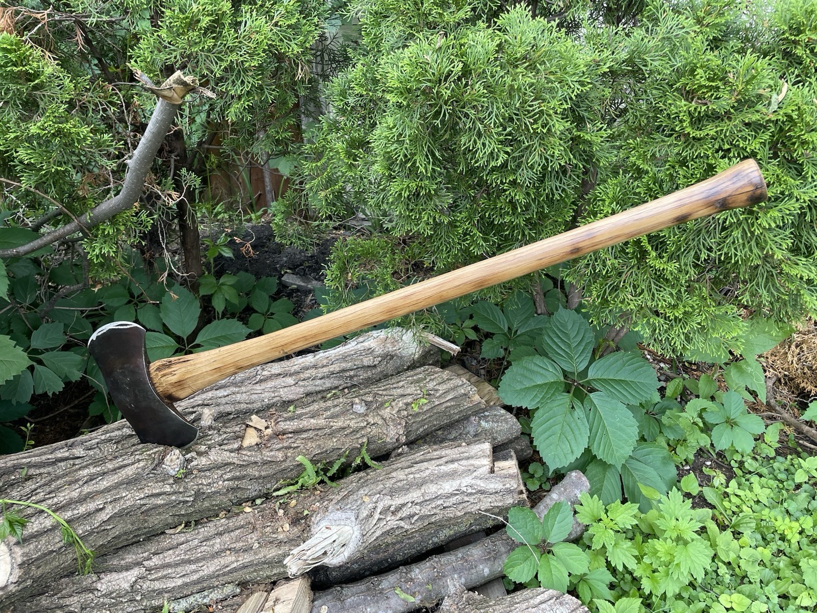 Vintage 1947 Sager Chemical Axe Double Bit 3 lbs 8oz Solid Made in USA