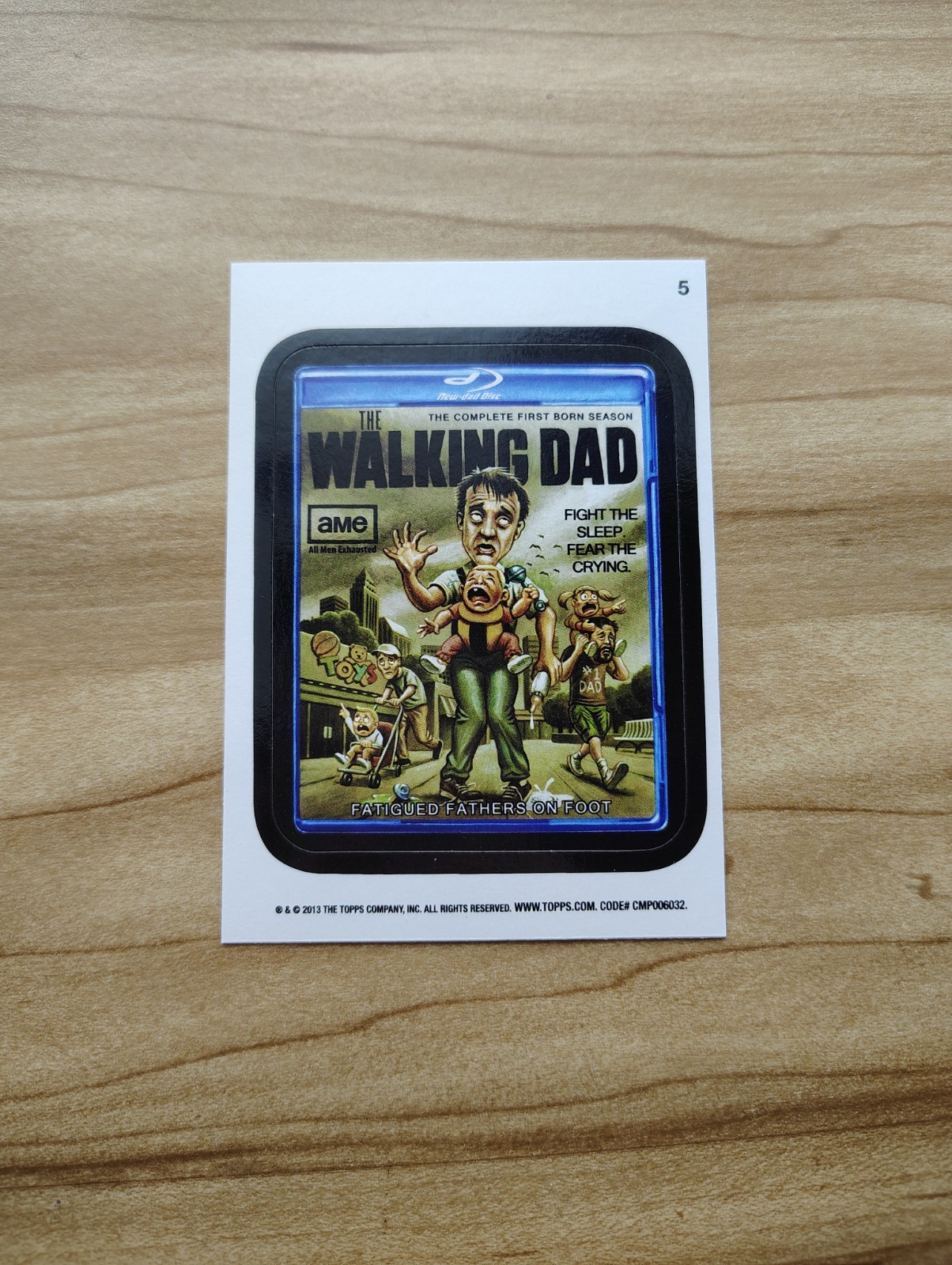 Wacky Packages – The Walking Dead – 2013 Topps Card #5 Sticker