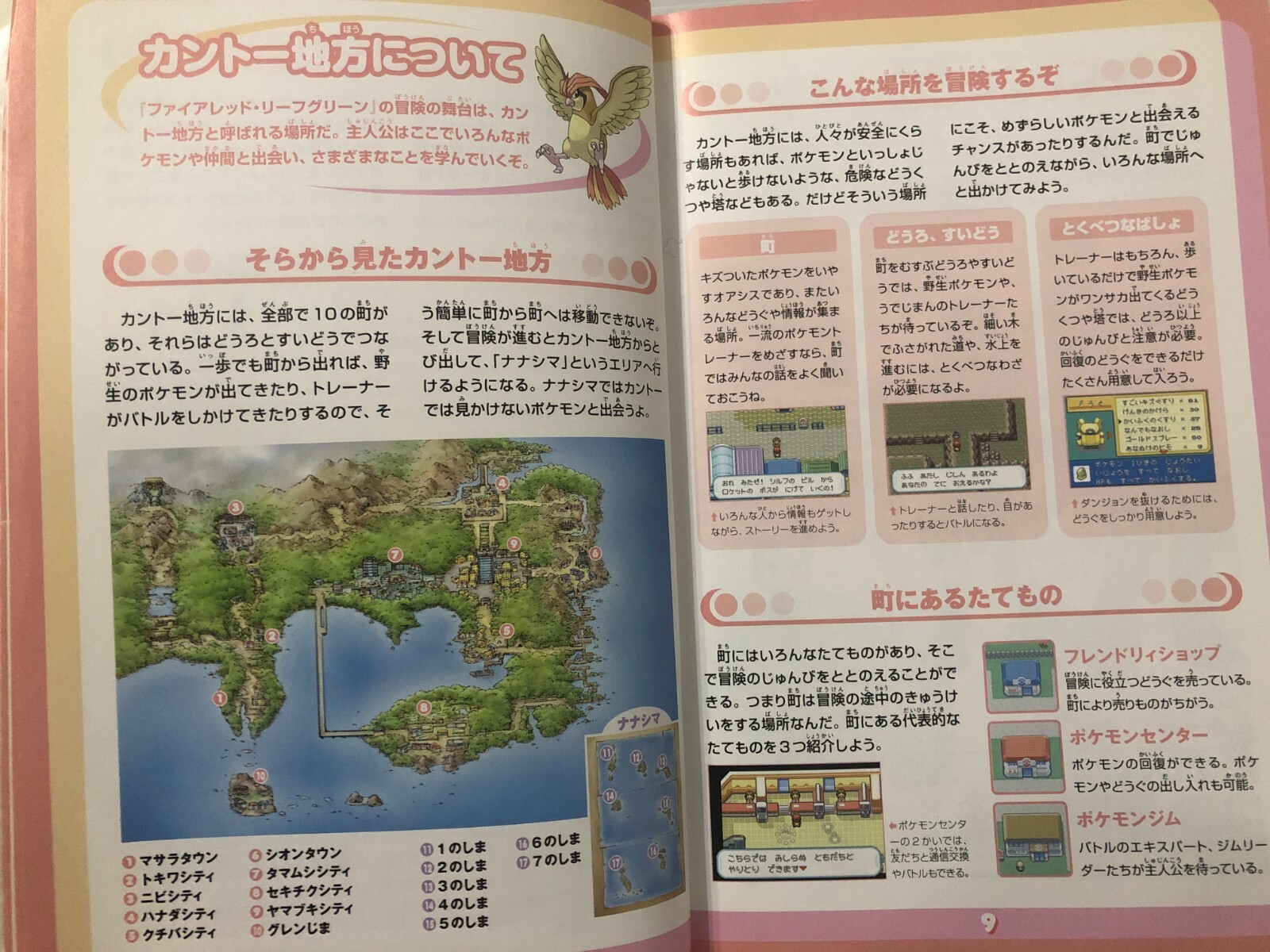 Pokémon FireRed and LeafGreen Strategy Book GAME BOY ADVANCE Japanese Used