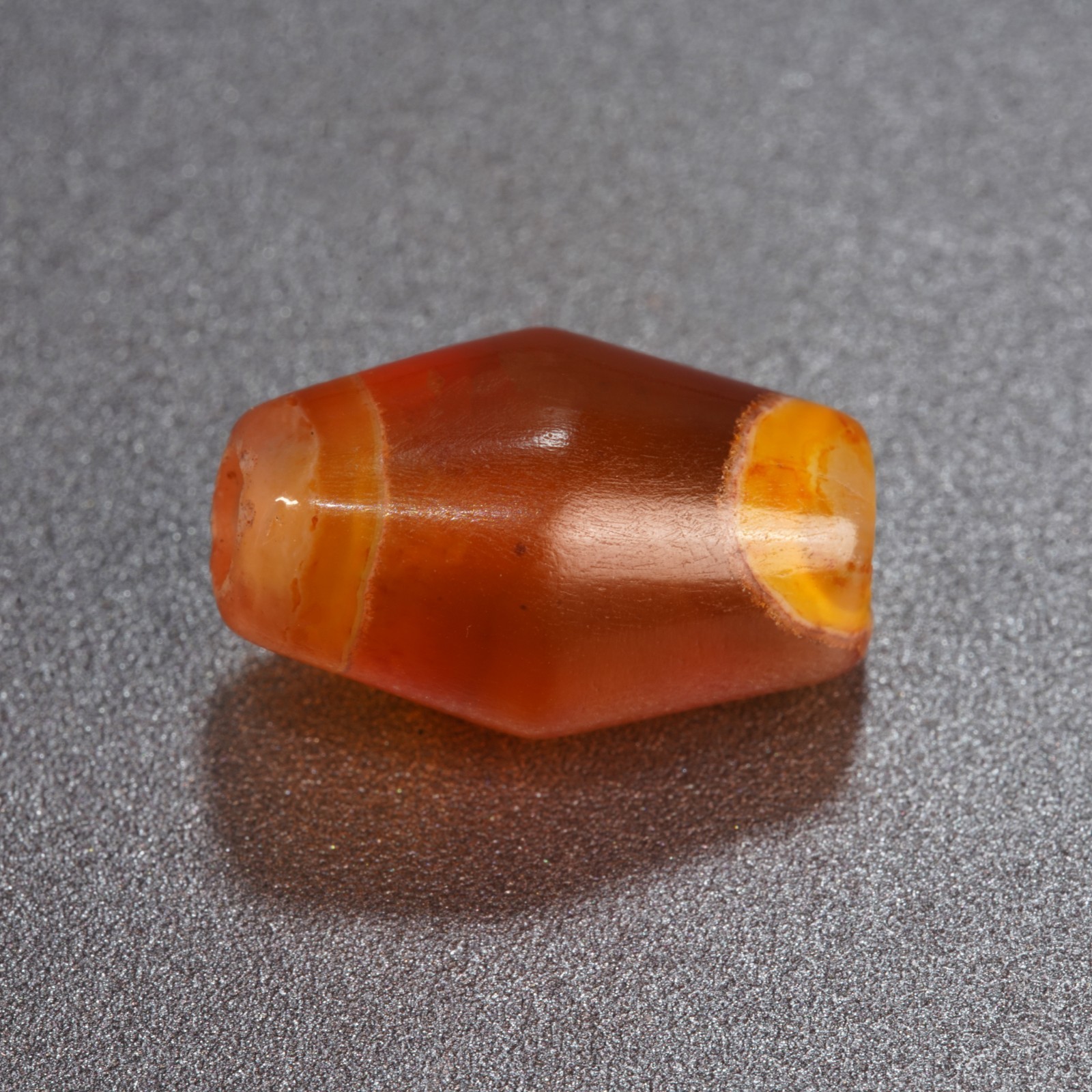 Carnelian Agate Bead, Natural Gemstone for Vintage Jewelry and Craft 3.1g