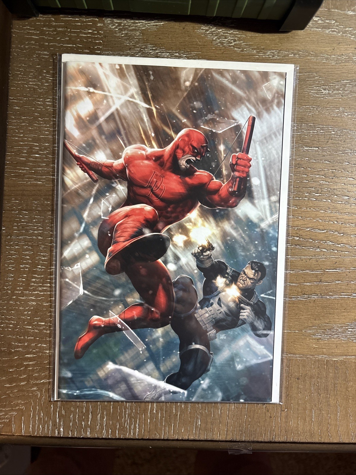 Daredevil/Punisher: The Devil’s Trigger #1 Kendrick Lim 1:100 Virgin Variant NM
