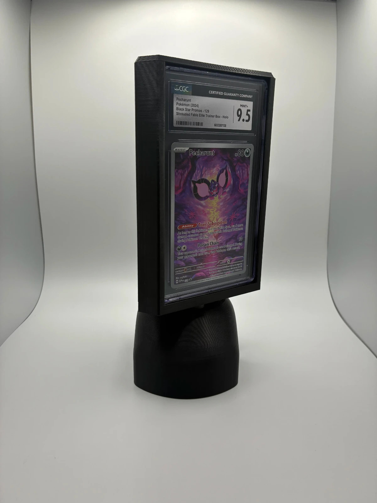 3 Sided Rotating Graded Slab Display Stand for PSA CGC TAG Custom 3D Printed