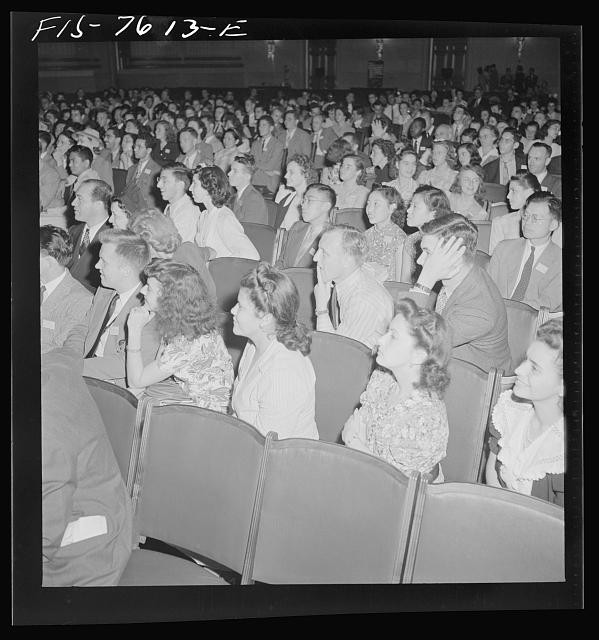 Washington DC 1942 International Youth Assembly Audience General View