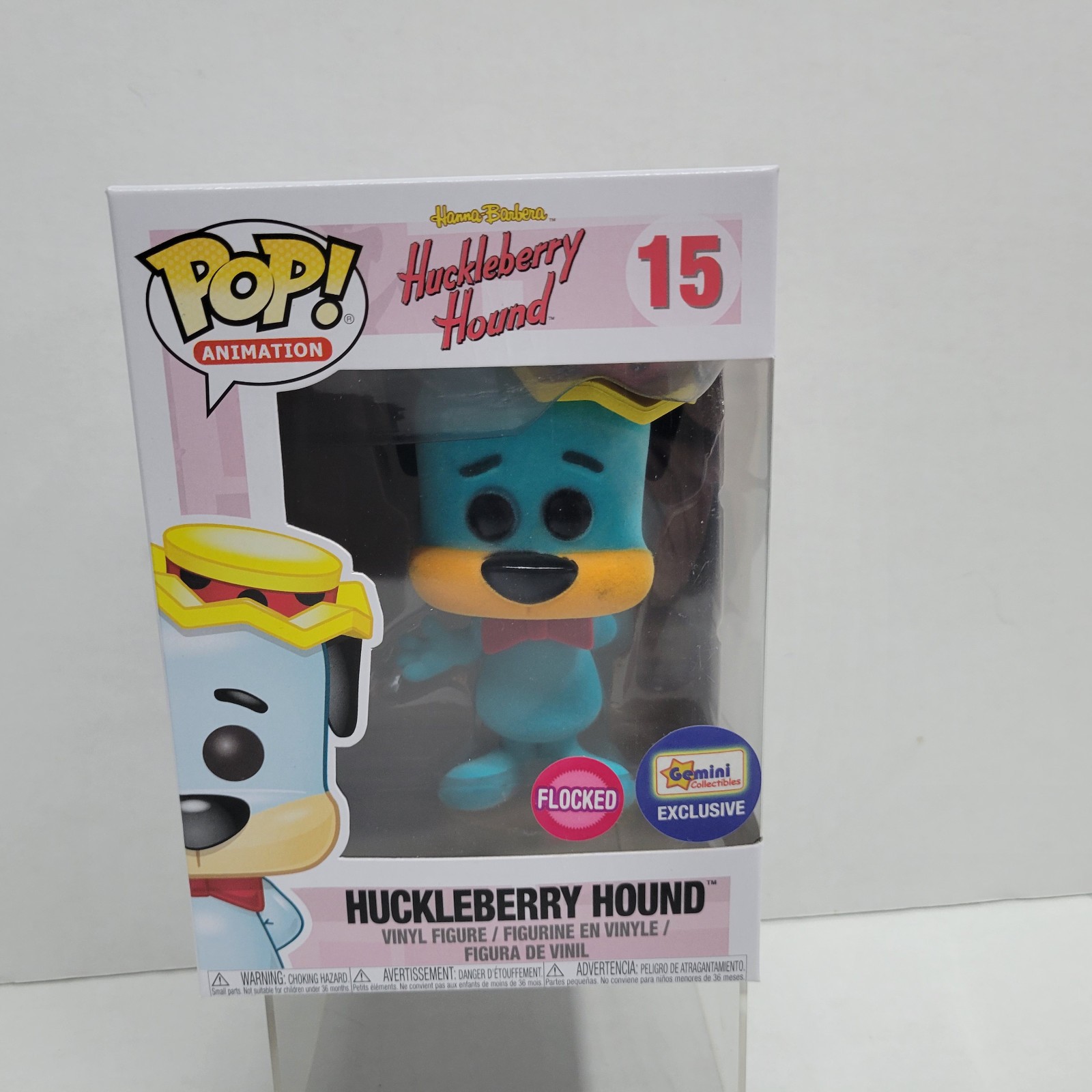Funko Pop Animation 15 Huckleberry Hound Flocked Gemini Collectibles Exclusive