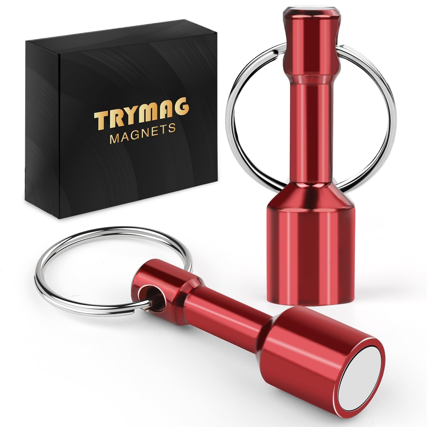 Multi-Functional Neodymium Keychain Magnets – Perfect for Jewelry Testing & Keys
