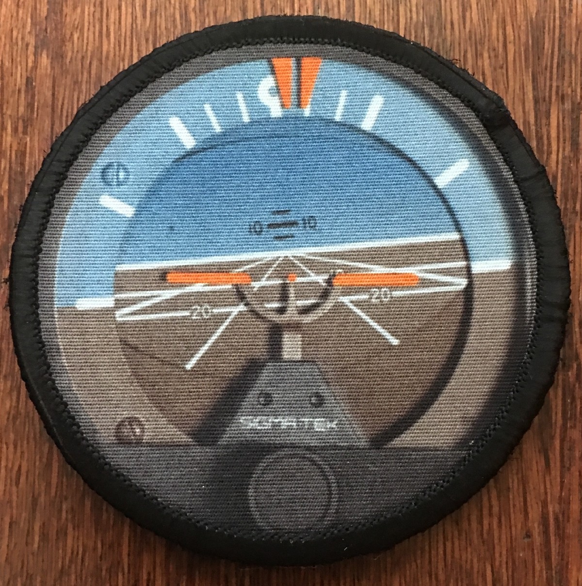 Airplane Artificial Horizon Morale Patch Tactical Military Army Badge