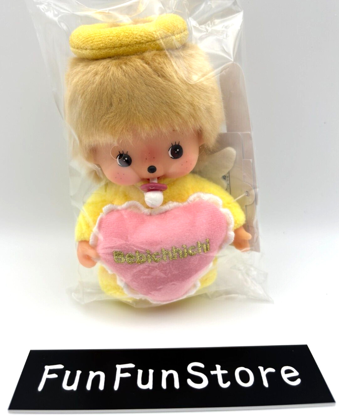 Bebichitch Boy S Monchhichi Love Happy Angel Gift 50th anniversary Japan NEW