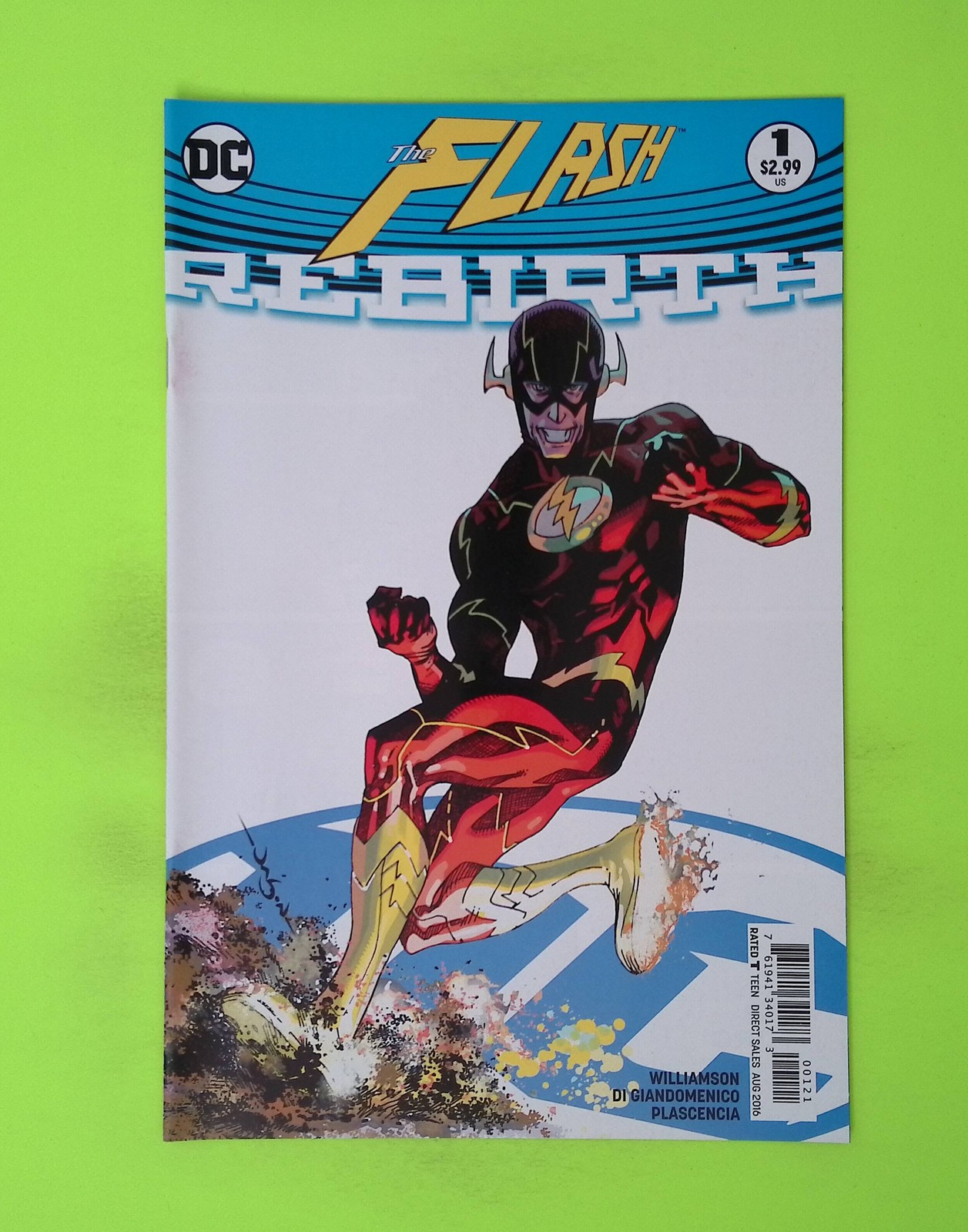 The Flash Rebirth #1b One-Shot 2016 DC Comics Variant High Grade W256-293