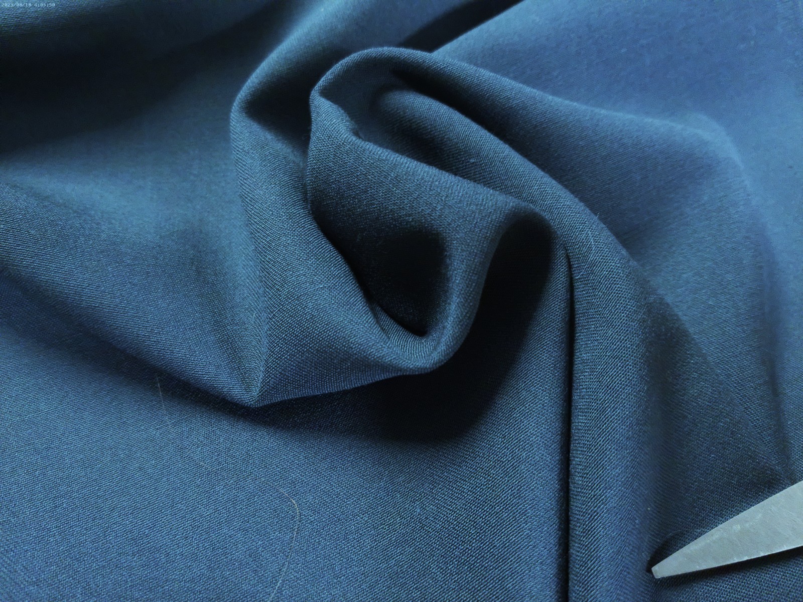 ITALIAN WOOL~DK.BLUE GRAY COLOR~12″x31″~GREAT 4 DOLLS~LIGHT WEIGHT