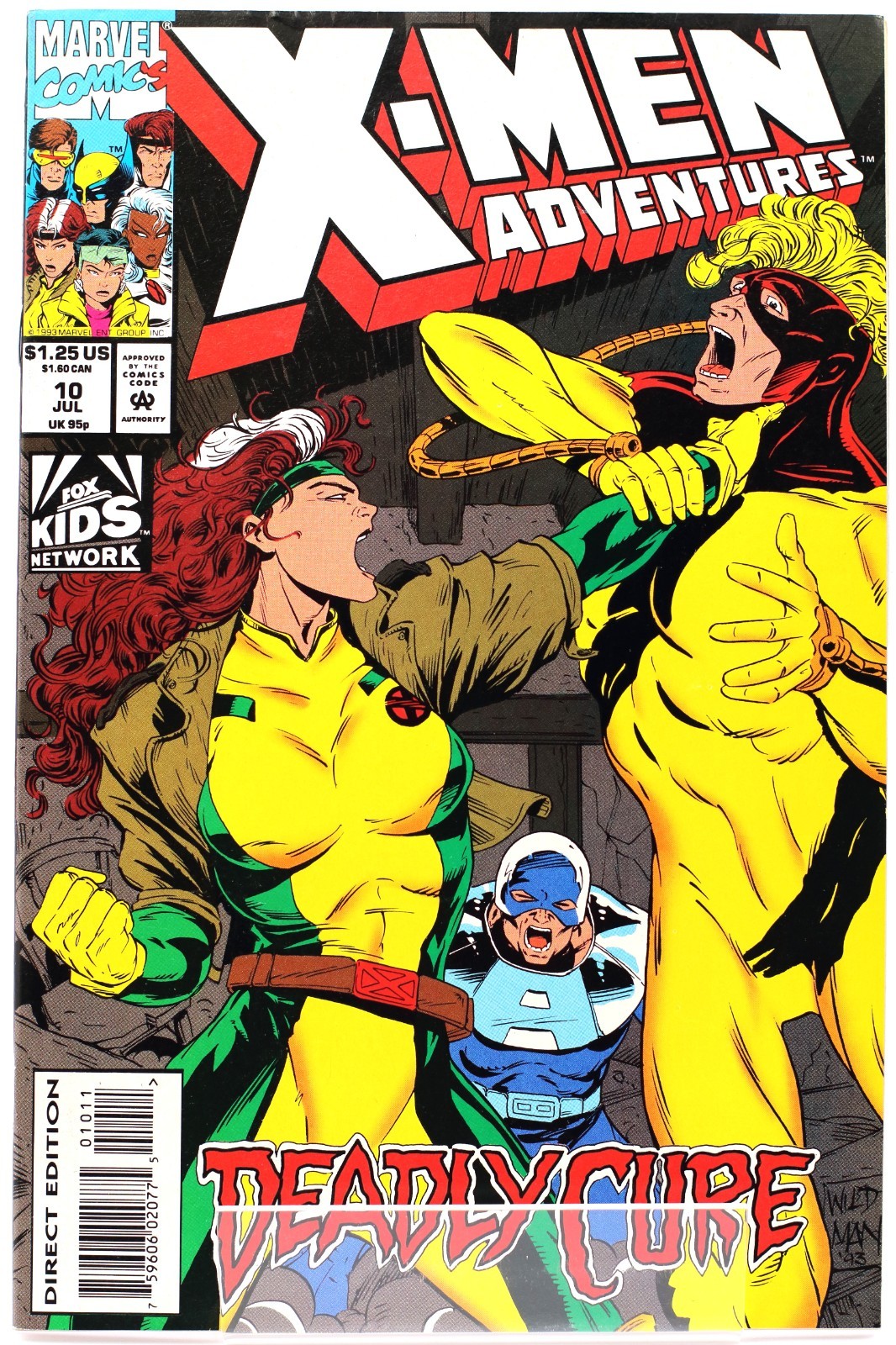 X-MEN ADVENTURES #10 VOL 1 • [7.0] • 1993 • Andrew Wildman • MARVEL • 1st Print