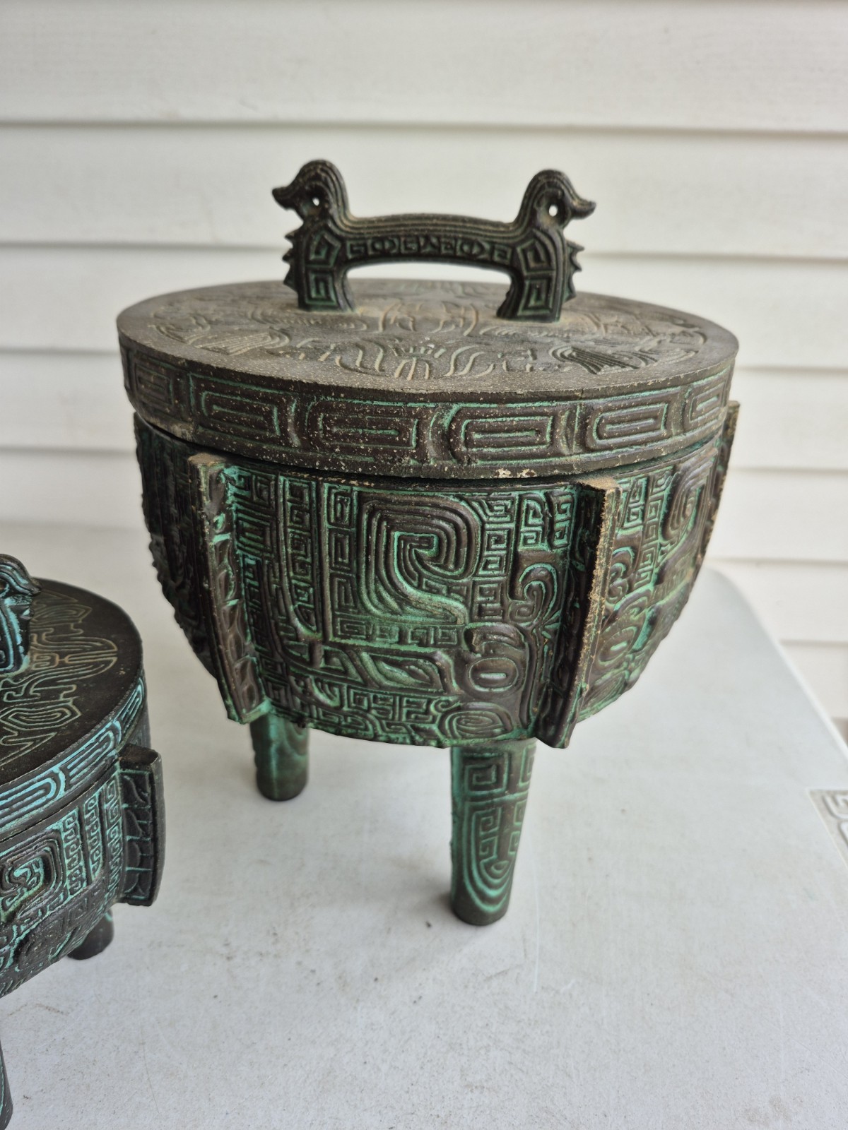 VINTAGE 1960’S HOLLYWOOOD REGENCY ICE BUCKET JAMES MONT DESIGN TWO PIECES