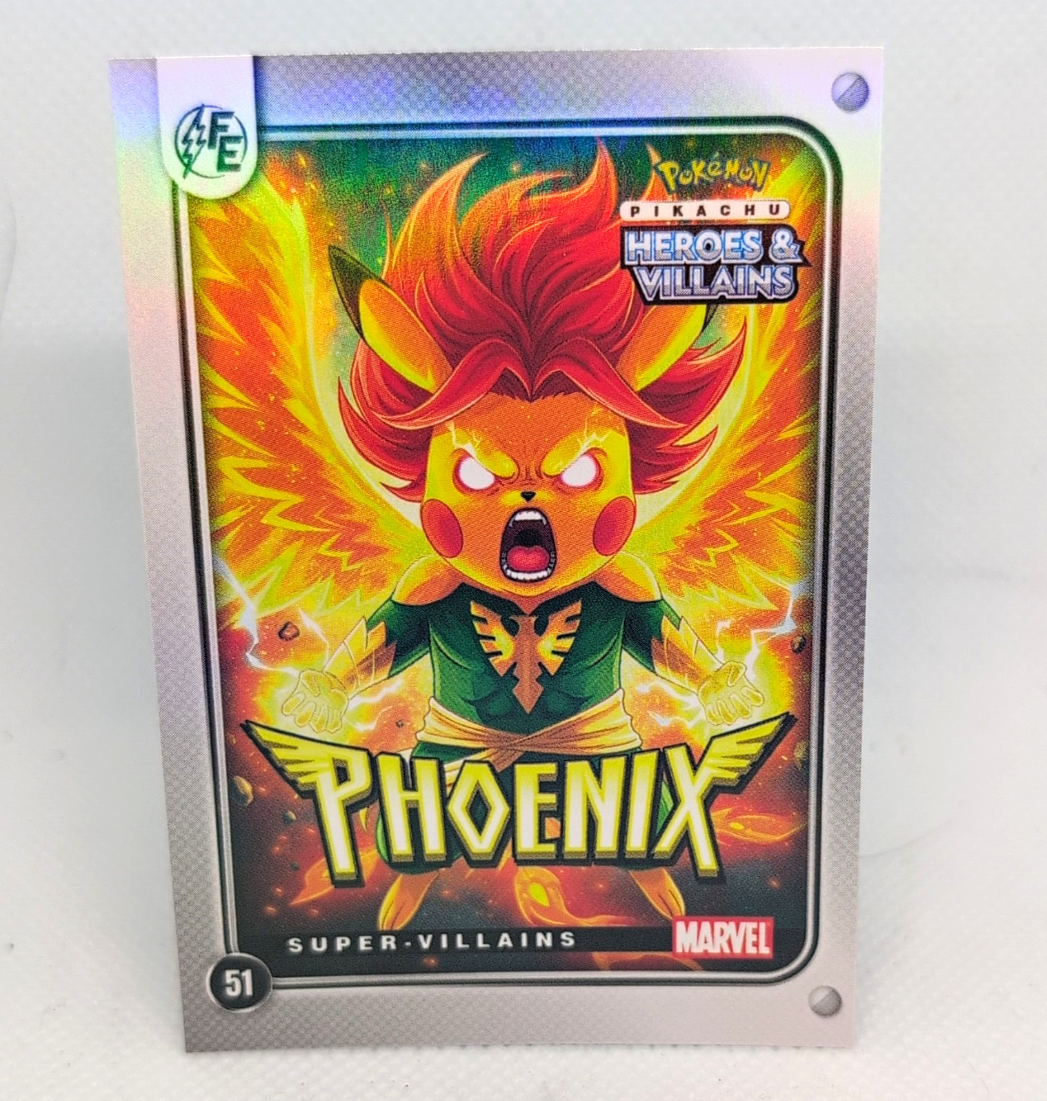 Marvel Pokémon Pikachu Heroes & Villains Phoenix X-Men #51
