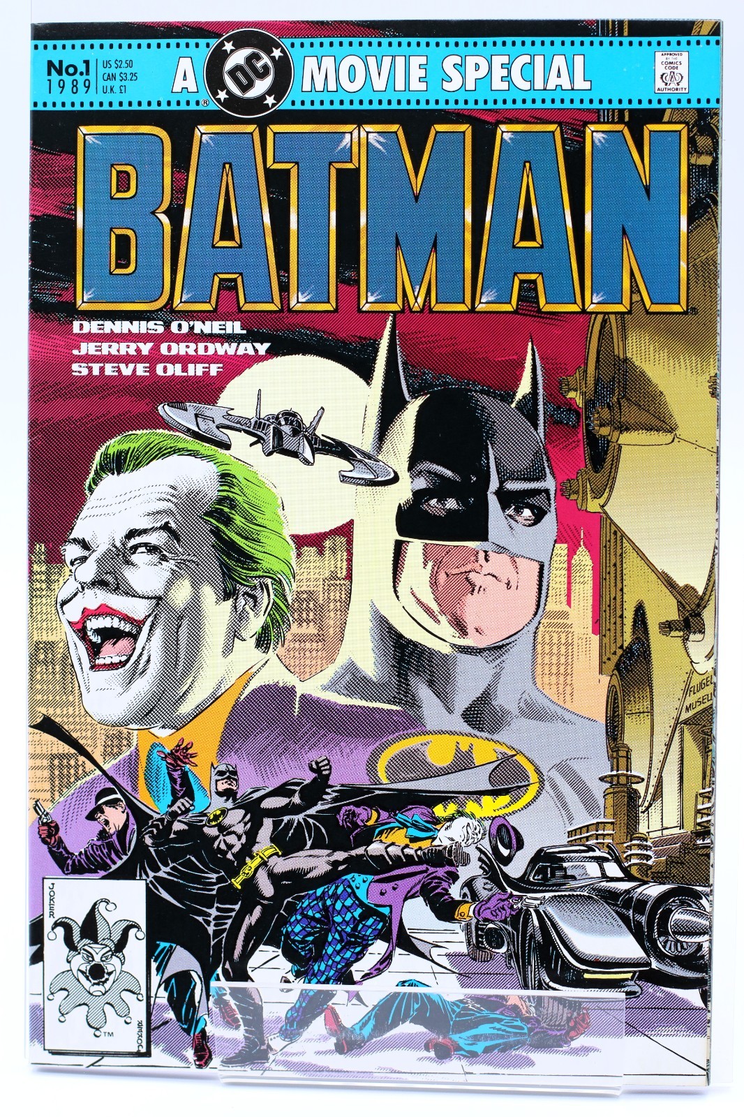BATMAN OFFICIAL MOTION PICTURE • [9.0] • 1989 • Jerry Ordway • MOVIE ADAPTATION
