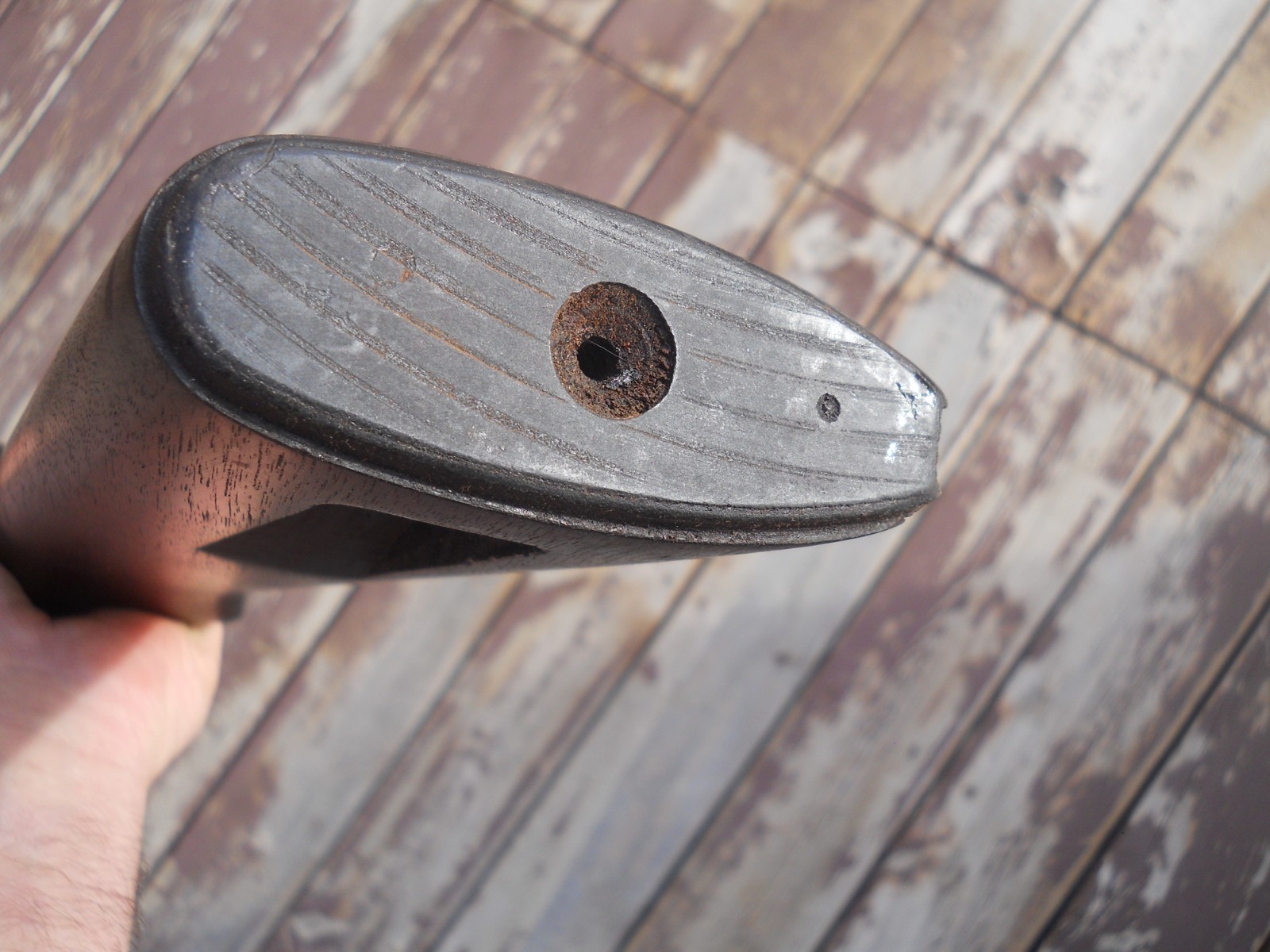 WWII M1 Carbine SAGINAW Type III Oval Cut low Wood Stock SG stamp Original M-1