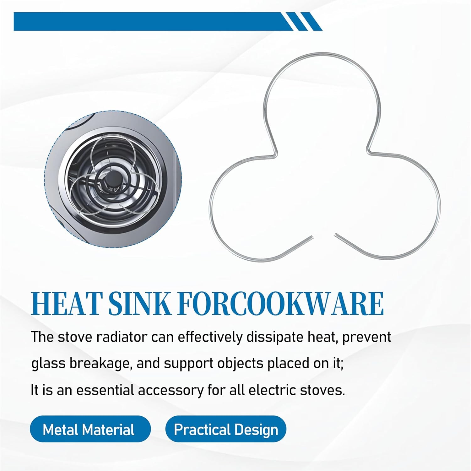 Heat Diffuser for Glass Cooktop & Electric Stove, Protect Hob with 3pcs