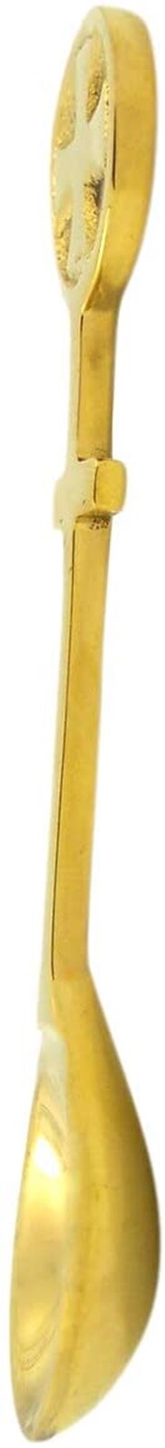 Cross Design Incense Spoon for Use with Catholic Church Boats and Censers 4 Inch
