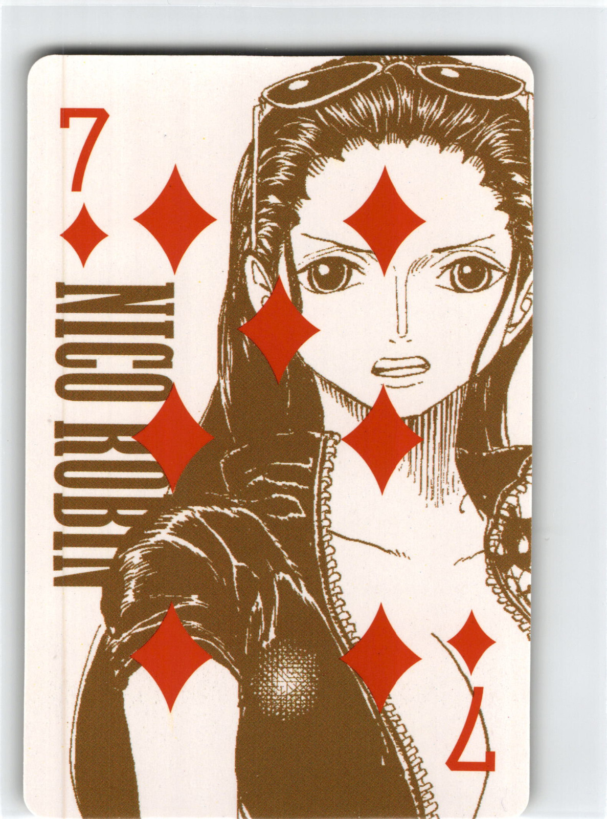 2016 One Piece Film: Gold Playing Cards 7 Diamonds Nico Robin