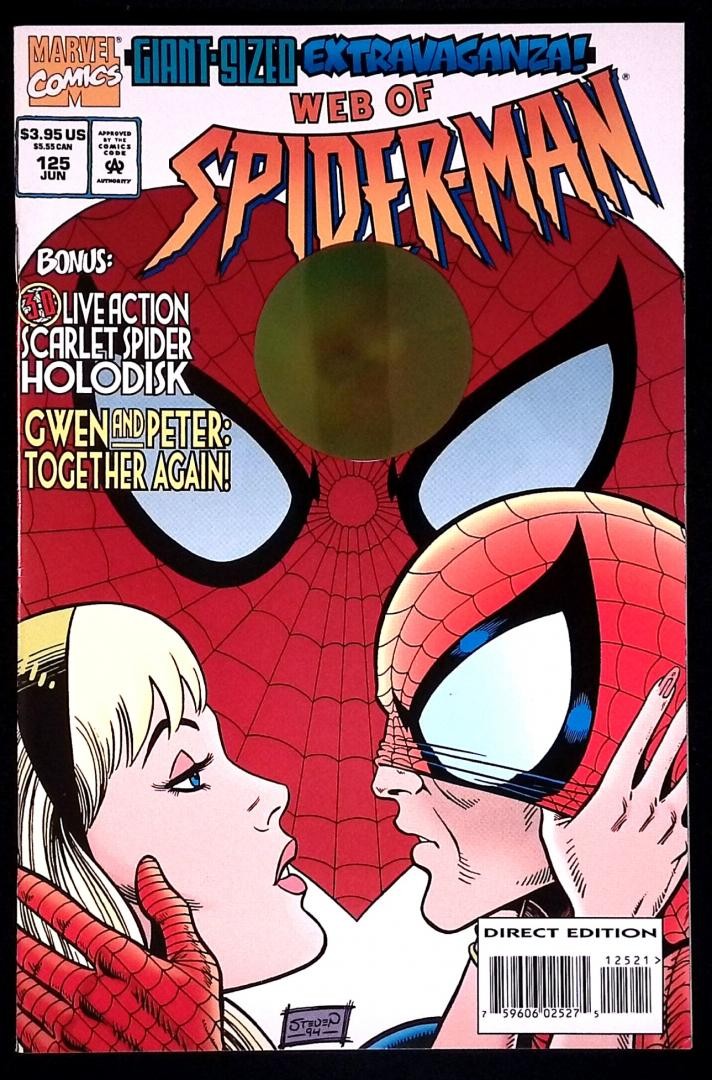 Web of Spider-Man #125 Marvel 1995 #-D Holodisk 1st Phil Urich Steven Butler cvr
