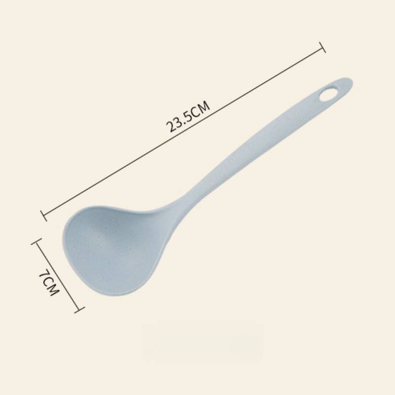 Wheat Soup Spoon Healthy Environmentally Friendly Household Tableware Soup Spoon