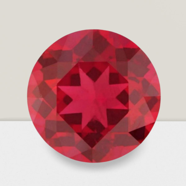 Ruby Round Cut Gemstone 1.30 Cts – 7 mm Lustrous Loose Gem