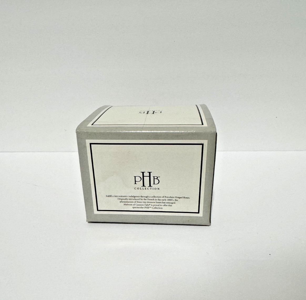 PHB Porcelain Hinged Box Granny Smith Apple With Apple Pie Trinket Midwest ~ New