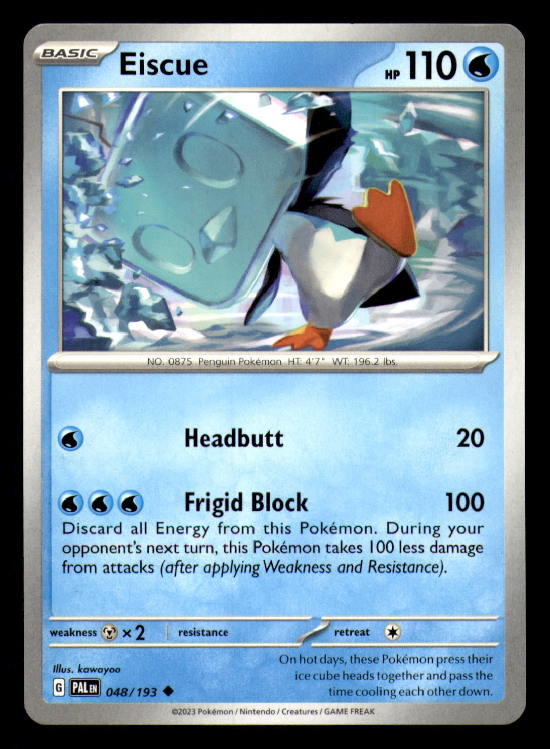 SV02: Paldea Evolved #048/193 Eiscue