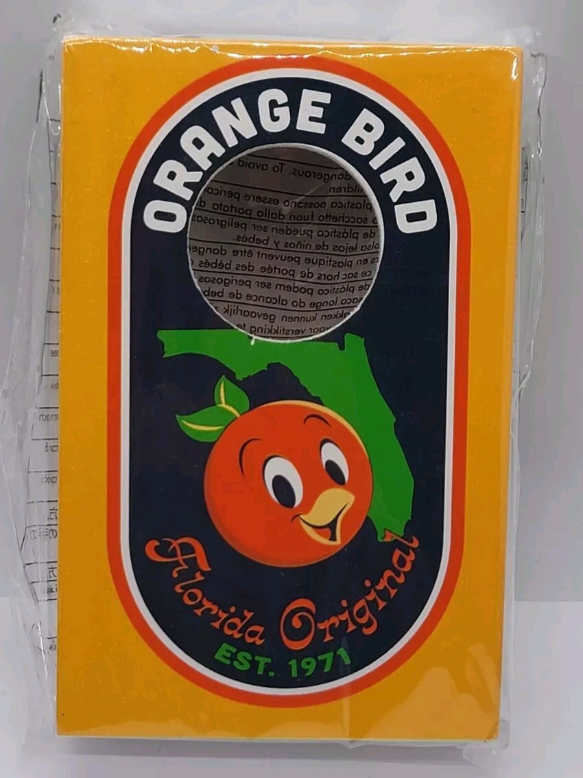 Disney Parks 2024 Epcot Flower Garden Tabletop Mini Cornhole Board Orange Bird