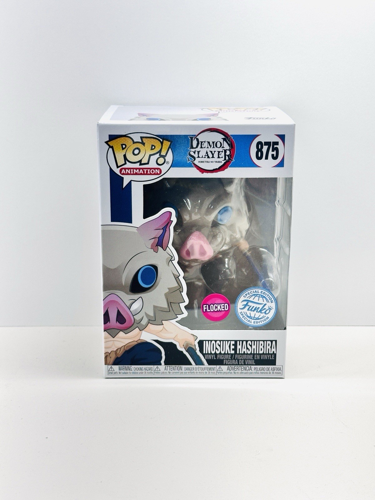 Funko Pop! Demon Slayer Inosuke Hashibira #1261 Flocked [Funko Special Edition]