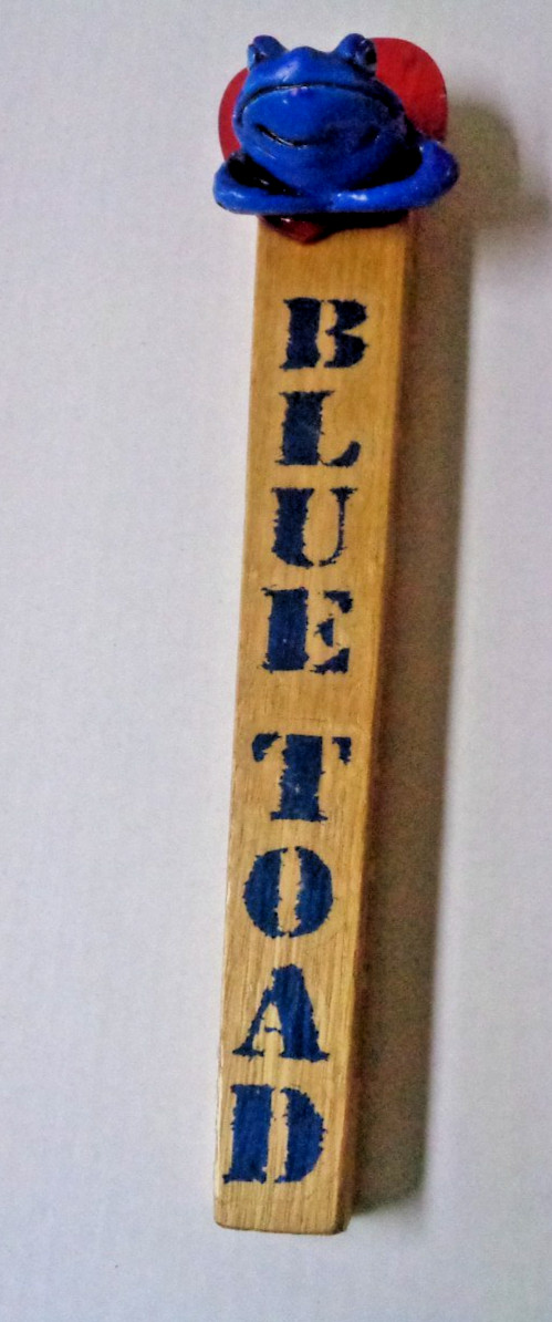 Blue Toad Hard Cider Tap Handle Knob