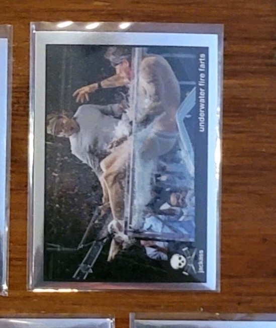 2022 Zerocool Jackass Movie Card S-67 Underwater Fire Farts Stunts Steve-O Holo