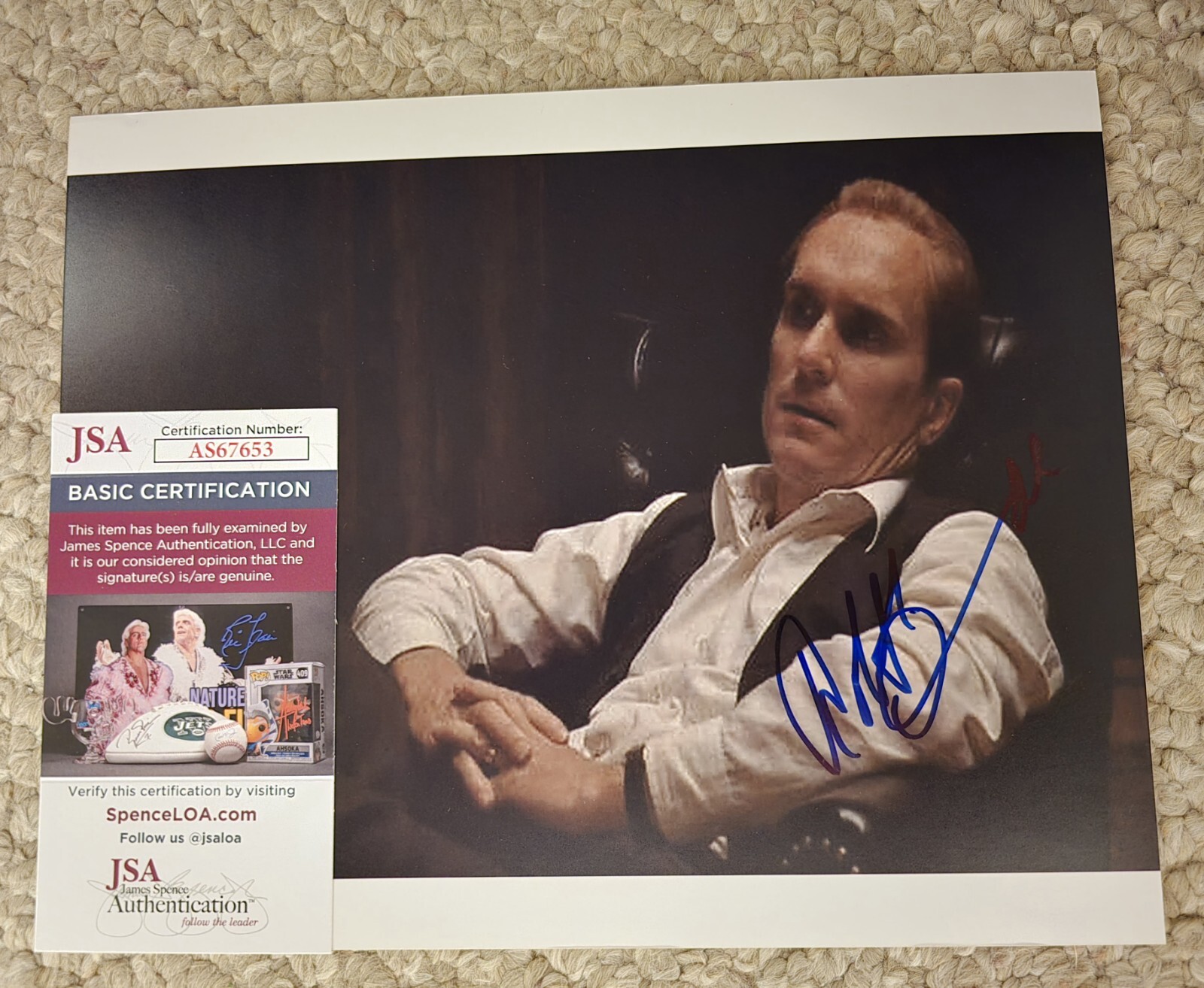 ROBERT DUVALL THE GODFATHER SIGNED AUTOGRAPHED PHOTO JSA COA JAMES SPENCE COA