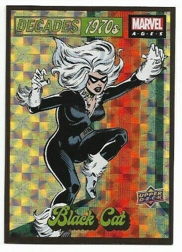 2020 2021 Marvel Ages Decades 1970’s D7-8 Black Cat