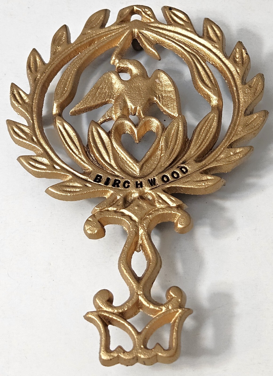 Vintage Solid Iron Eagle Trivet