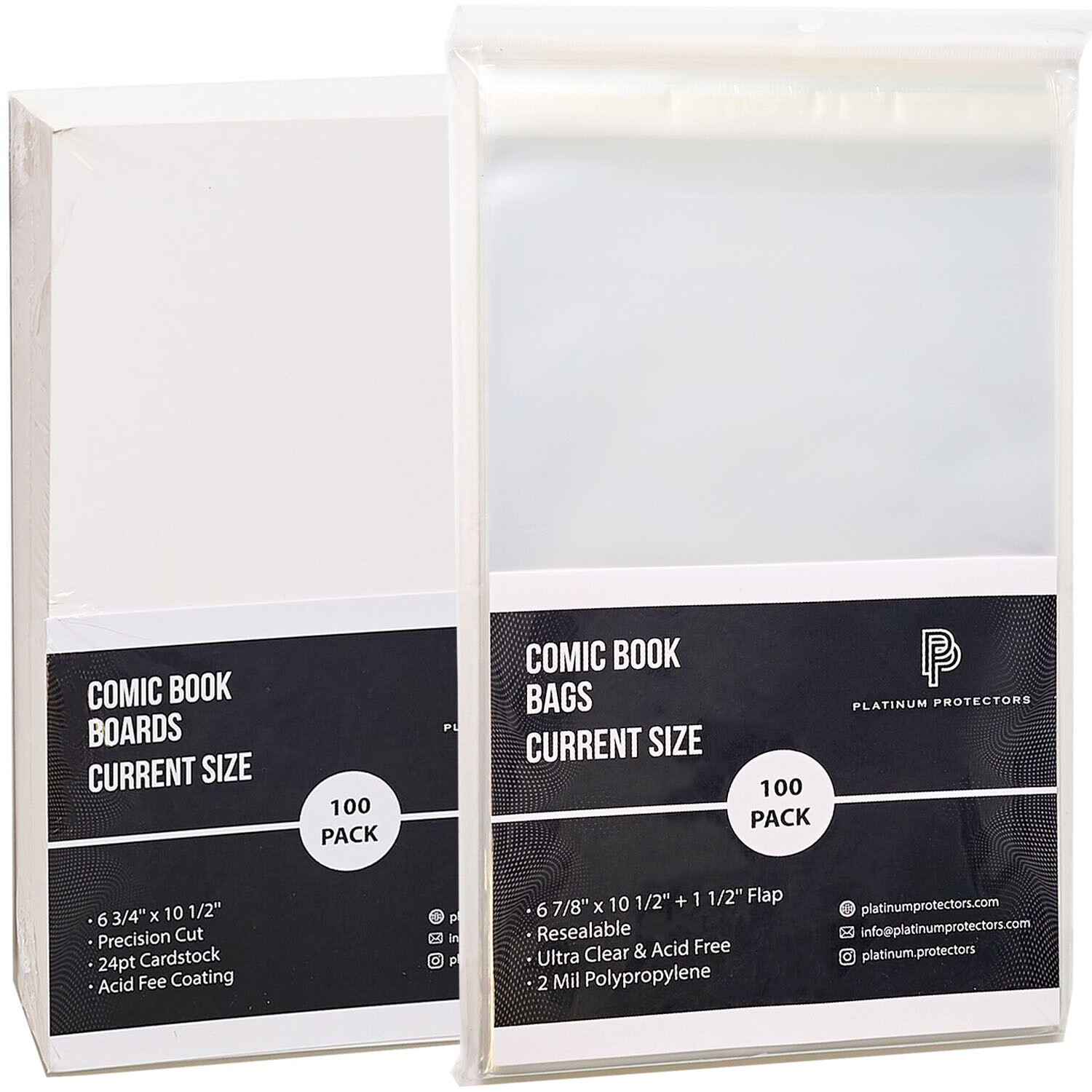 Comic Book Bags & Boards for Current/Modern Premium Resealable Bags