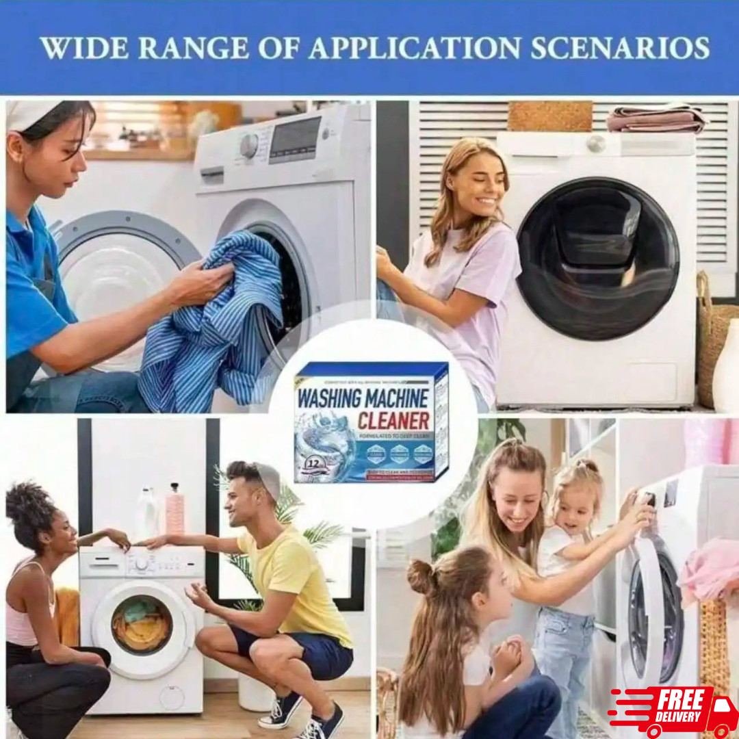 Washing Machine Cleaner Tablets 24 Pack Enzyme Deep Clean Front Load Washer