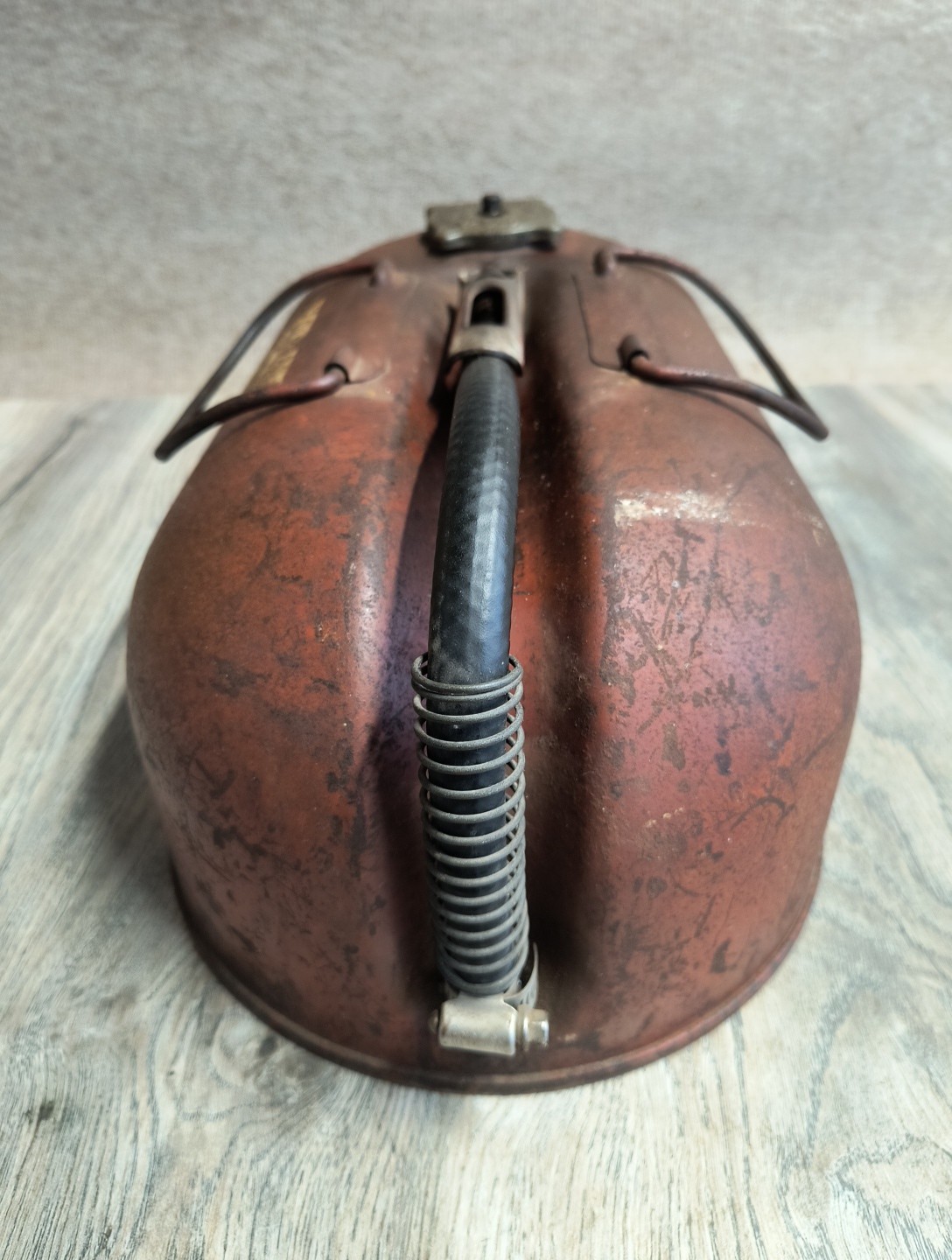Vintage Phil-Rite Double Safe Gas Can Metal Steel Can Antique Patina