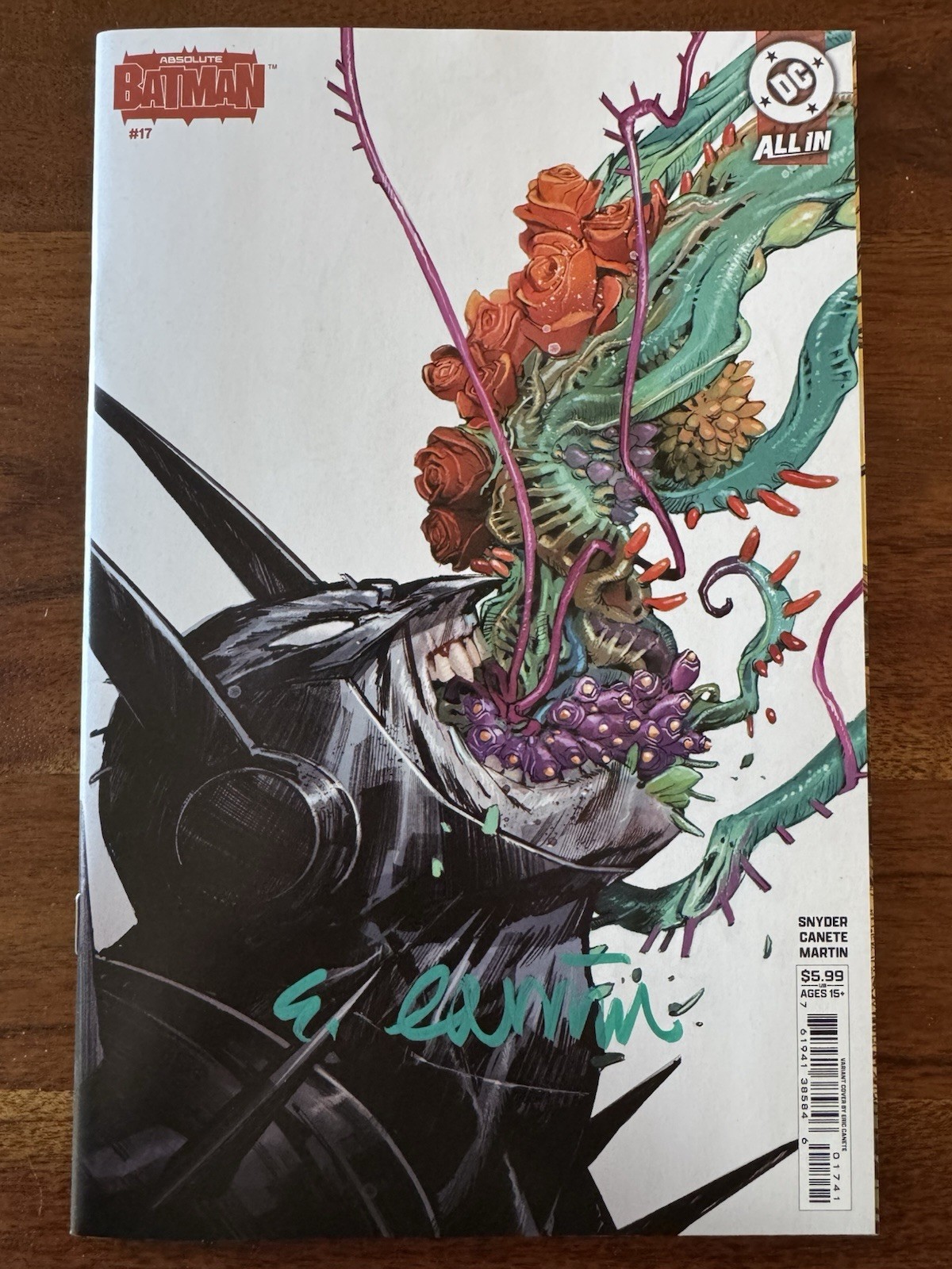 Absolute Batman #17 – SIGNED by Eric Canete Variant – DC Comics 2026 – New! COA