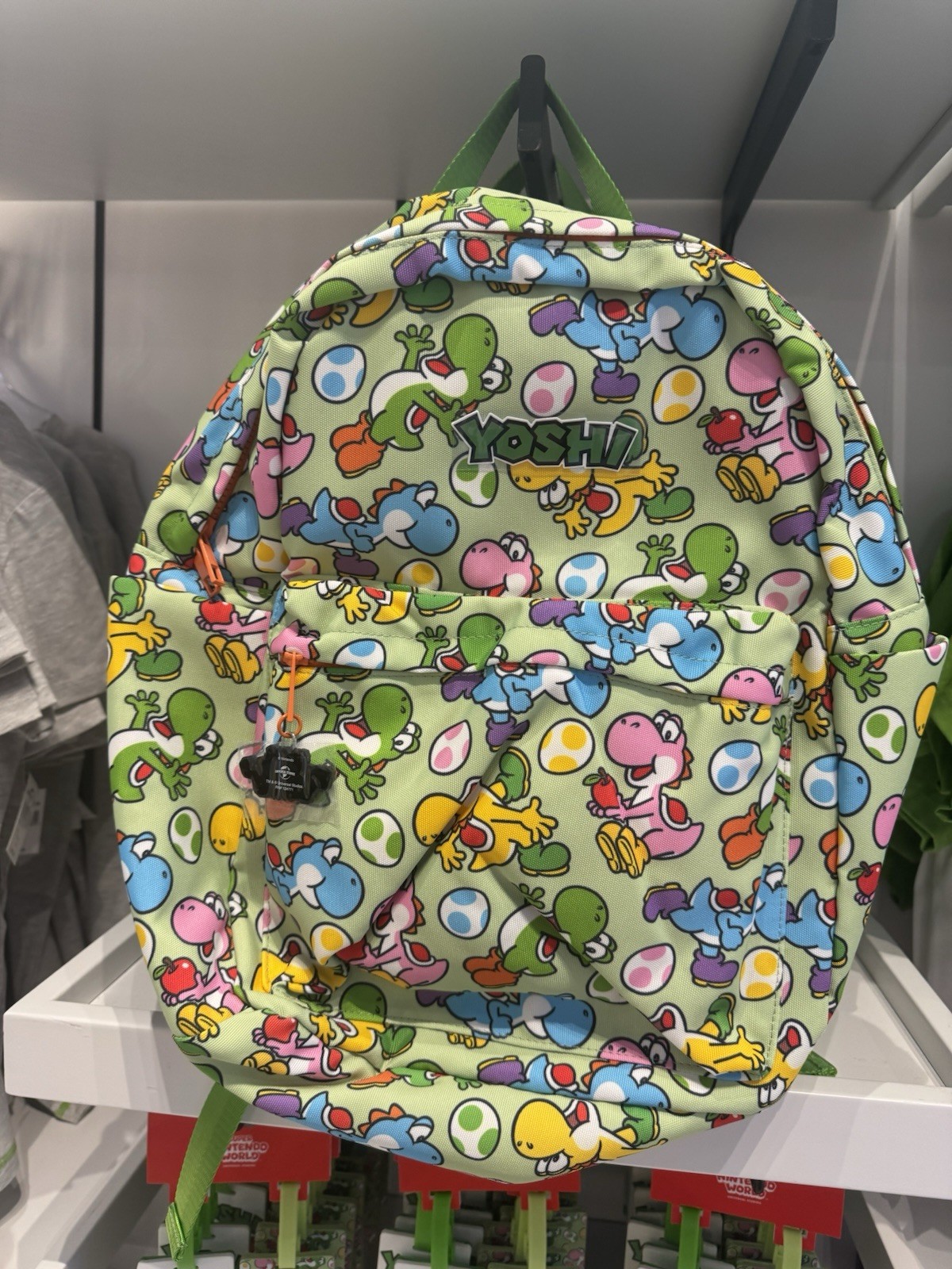 Universal Studios Super Nintendo World Yoshi Bag Backpack NWT