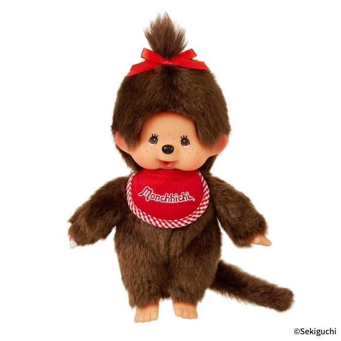 Sekiguchi Co., Ltd. Monchhichi Premium Standard S size Brown Girl Plush Toys