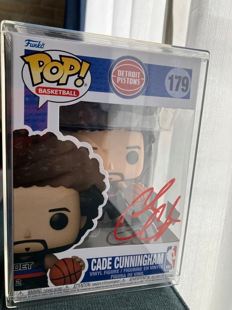 Funko Pop Cade Cunningham Autographed NBA Detroit Pistons Collectible