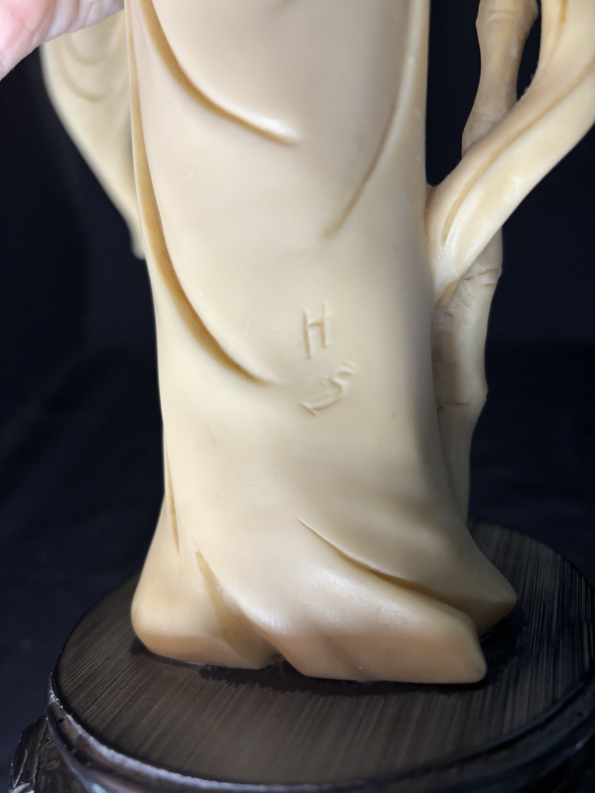 A Santini Vintage Man And Woman Couple sculpture Made In Italy Asian Culture 20”