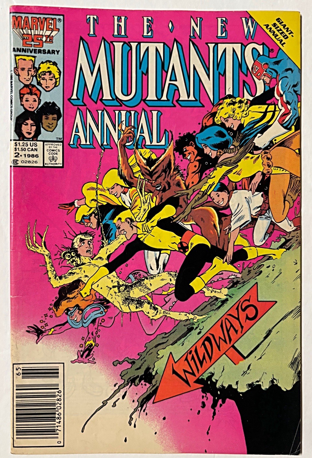 New Mutants Annual #2 (1986)- 1st App of Psylocke 🔥KEY ISSUE🔥