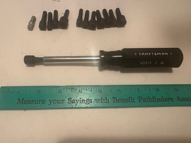 NEW CRAFTSMAN 14 PC NUT DRIVER SET – METRIC / SAE + SOCKET ADAPTER