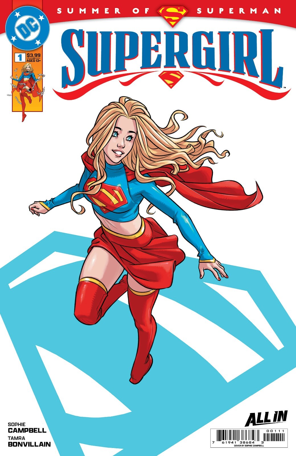 SUPERGIRL #1 CVR A SOPHIE CAMPBELL MAIN COVER VARIANT (DC COMICS 2025)