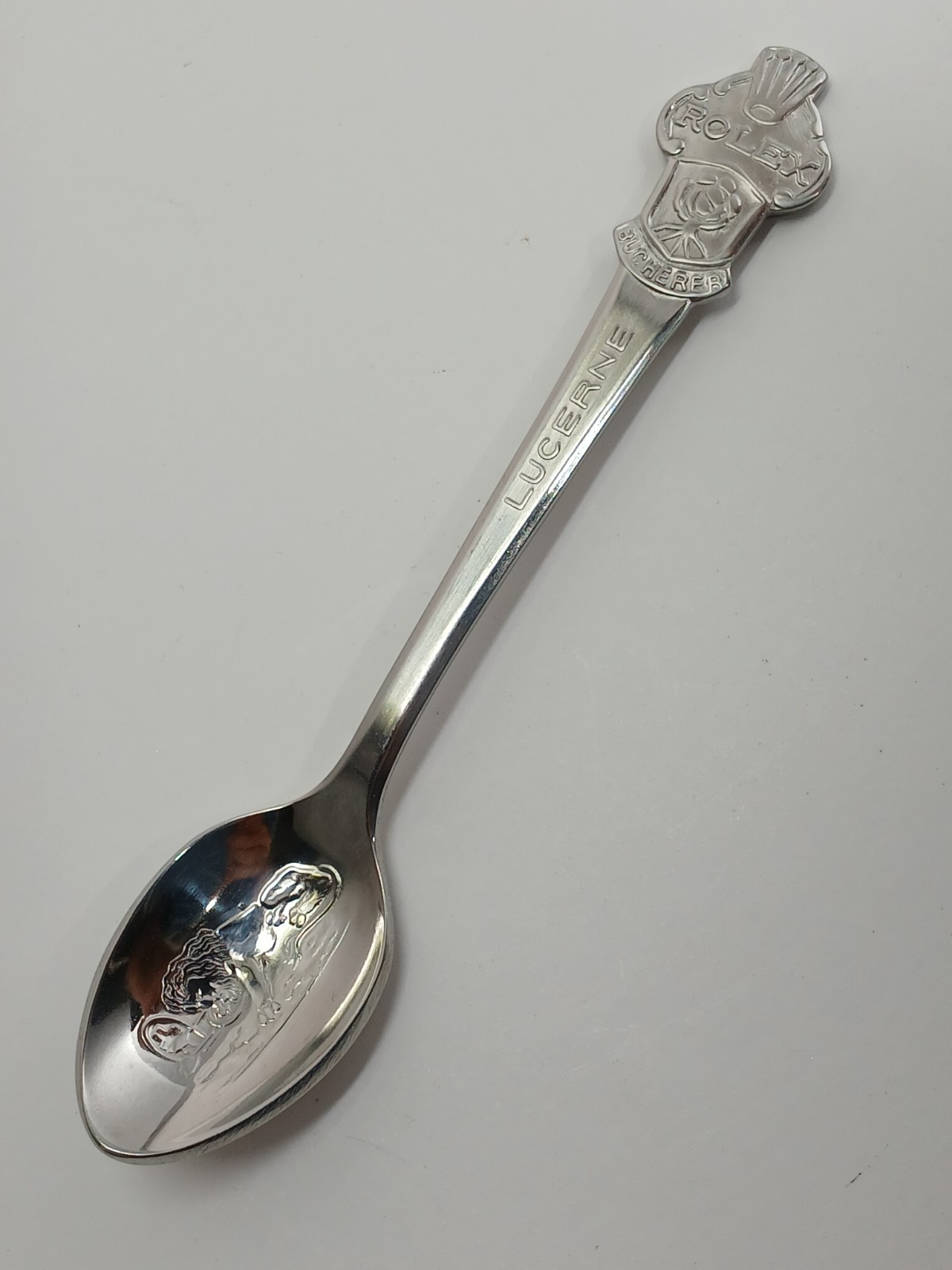ROLEX Bucherer of Switzerland SOUVENIR SPOON Basel Collectors Piece – LUCERNE