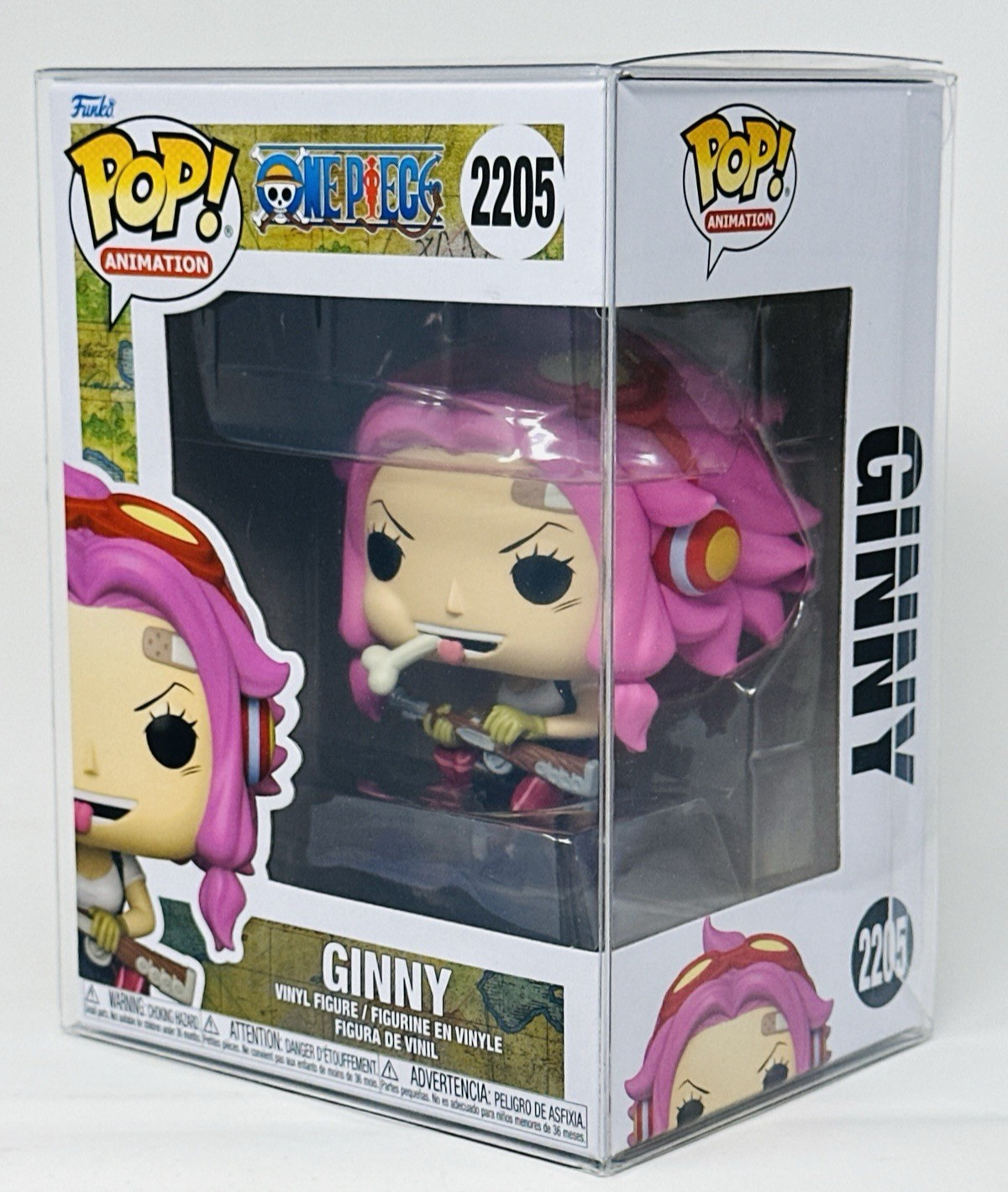 Funko Pop! One Piece – Ginny with Rifle #2205 with Protector – New