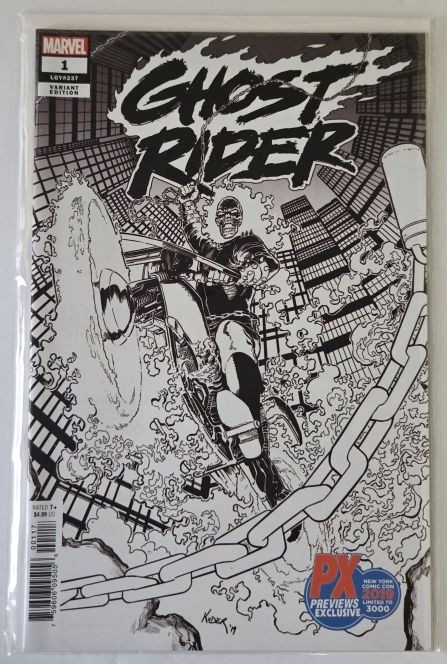 2019 Ghost Rider PX Previews Exclusive NYCC Limited Variant #1 Marvel Comic Book