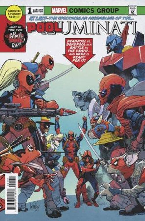 POOLUMINATI #1 LEINIL YU VAR MARVEL COMIOCS 3/26/25 Combined shipping Available