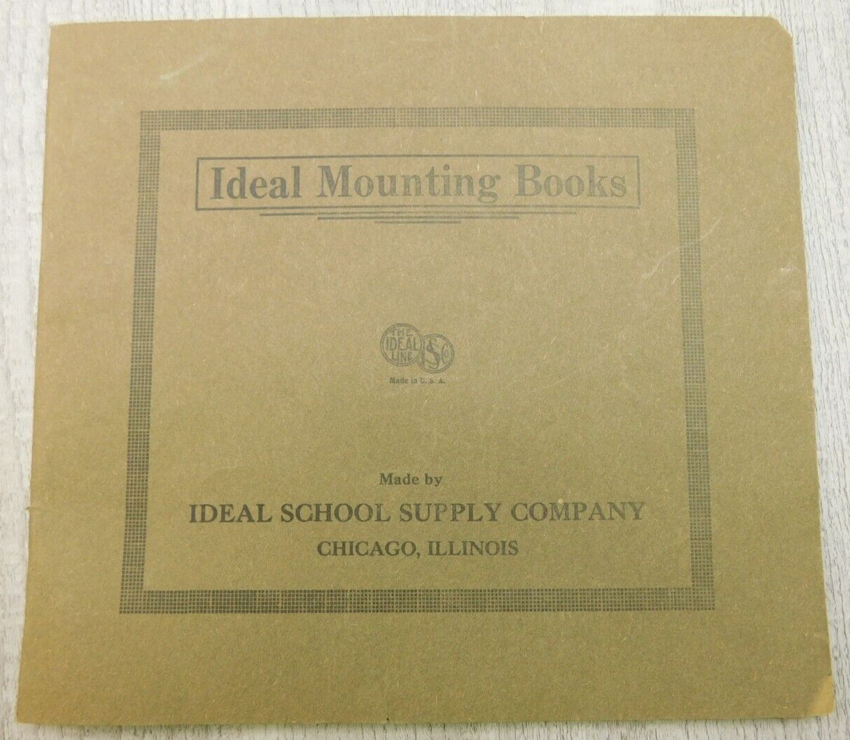 Blank Scrapbook Ideal Mounting Book Early 1900’s Sunday School Teacher’s Guide
