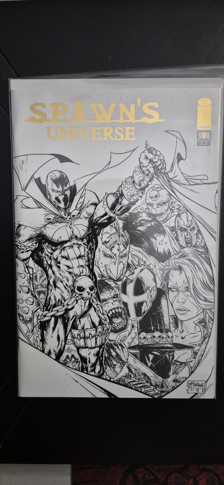 Spawn’s Universe#1 New Exclusive McFarlane Toys Gold Foil Variant